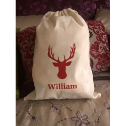 Stag Christmas Bag (William)
